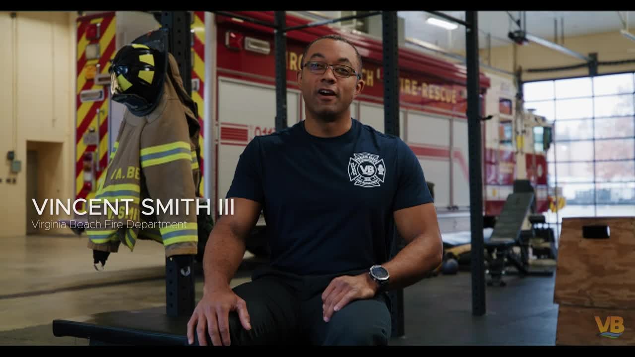 Vinces Best Job Yet - City of Virginia Beach Firefighter