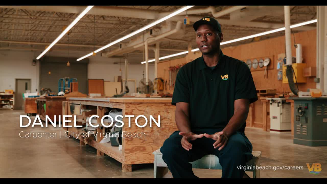 Daniels Best Job Yet - City of Virginia Beach Carpenter (Part 2)